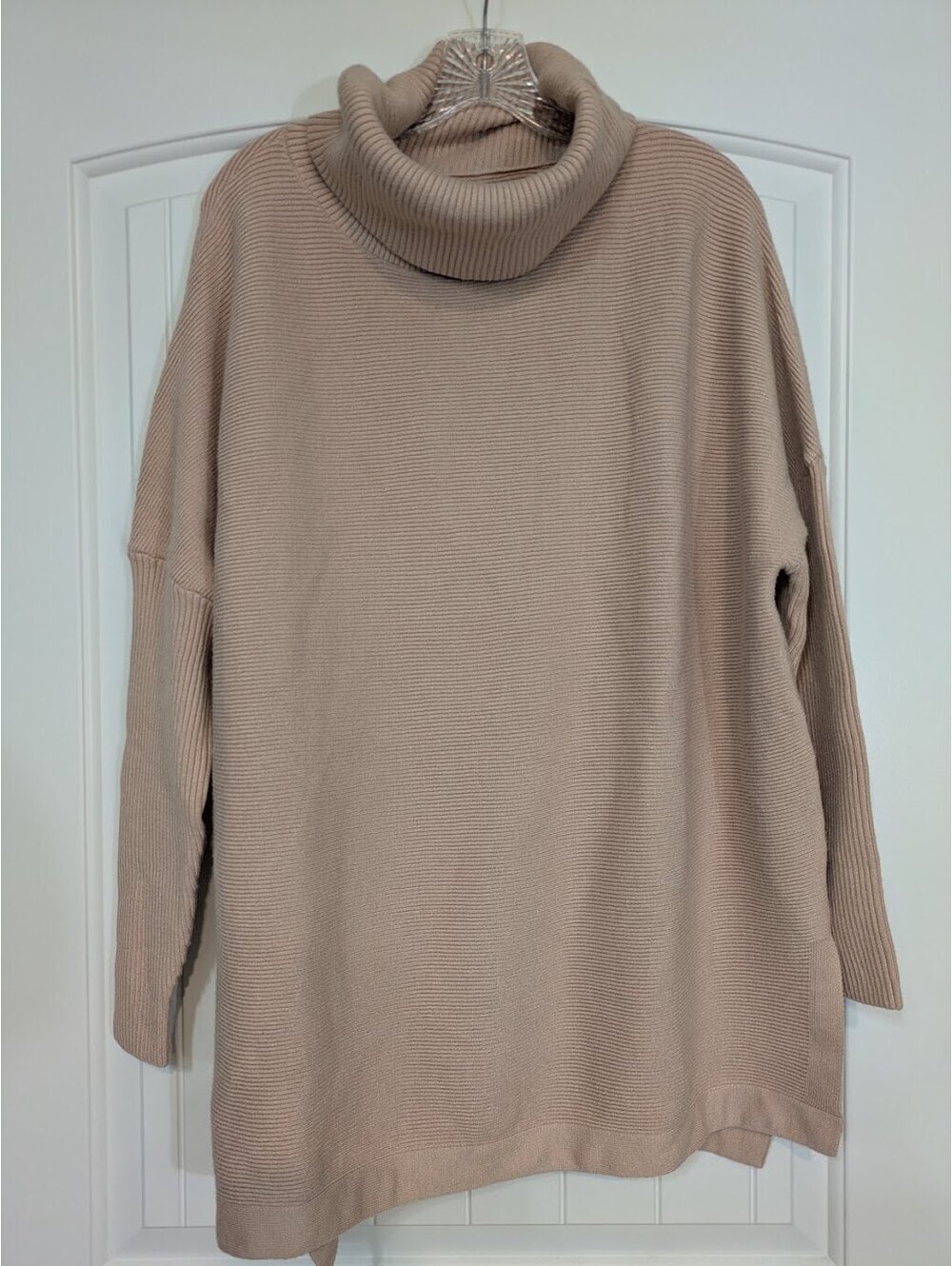 Efan Cowl‑Neck Sweater XL — Biscotti — Long Sleeve